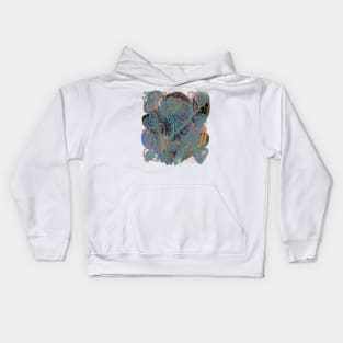 Dull Heart Skribbles Kids Hoodie